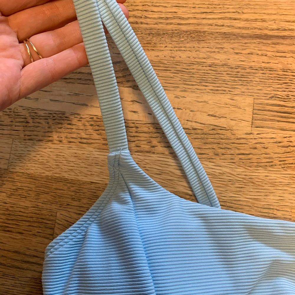 Light blue high waisted bikini